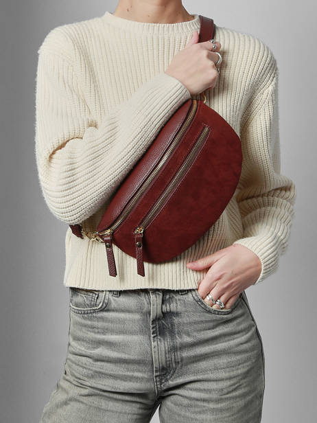 Belt Bag Milano Red velvet caviar VC24111 other view 1