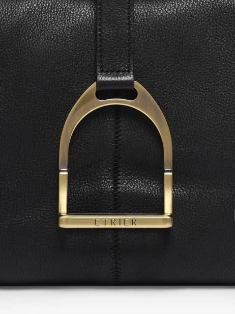 Shoulder Bag S Etalon Leather Etrier Black etalon EETA197S other view 5