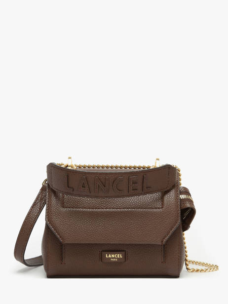 Top Handle S Ninon Leather Lancel Brown ninon A09221
