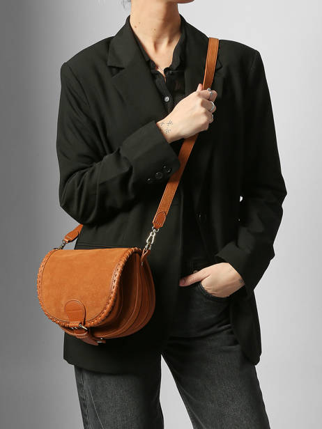 Small Leather Bobo Crossbody Bag Paul marius Brown vintage S other view 1