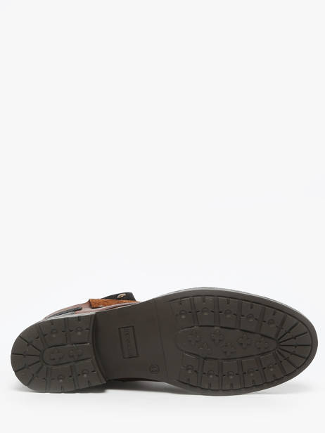 Boots Yedos In Leather Redskins Brown men YEDOS other view 4