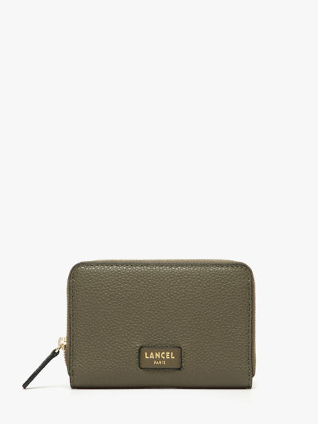 Portefeuille Ninon Cuir Lancel Vert ninon A14081