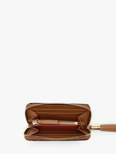 Wallet Leather Lancel Brown premier flirt A14035 other view 1