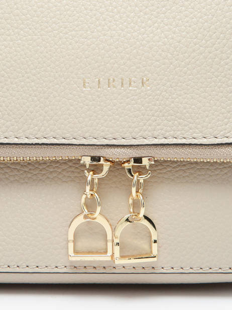 Sac Bandoulière M Tradition Cuir Etrier Beige tradition ETRA059M vue secondaire 5