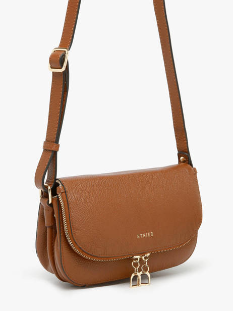 Small Leather Tradition Crossbody Bag Etrier Beige tradition ETRA059S other view 2