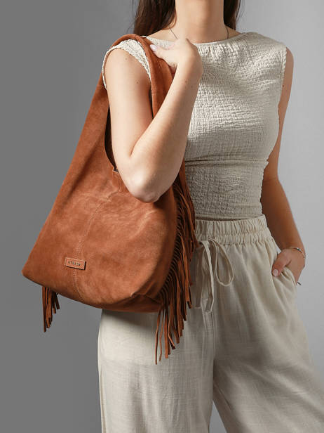 Sac Porté épaule M Country Cuir Etrier Beige country ECOU154M vue secondaire 1