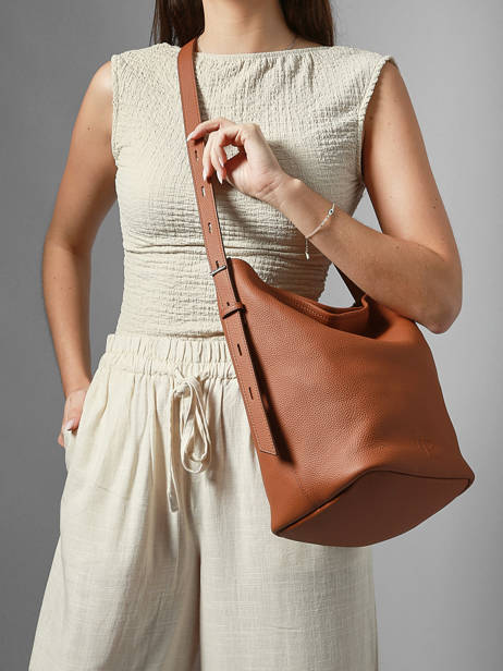 Shoulderbag Backpack M Cavalier Leather Etrier Brown cavalier ECLR126M other view 1