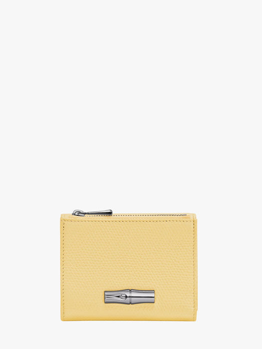 Longchamp Le roseau Wallet Yellow