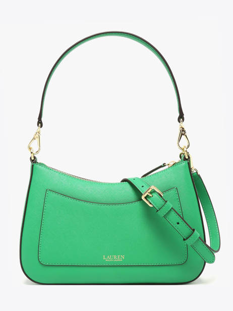 Leather Danni 26 Shoulder Bag Lauren ralph lauren Green danni 31883768 other view 4