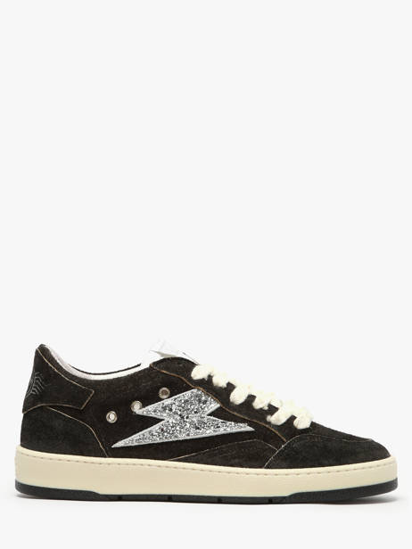 Sneakers Dany In Leather Semerdjian Black women DANY