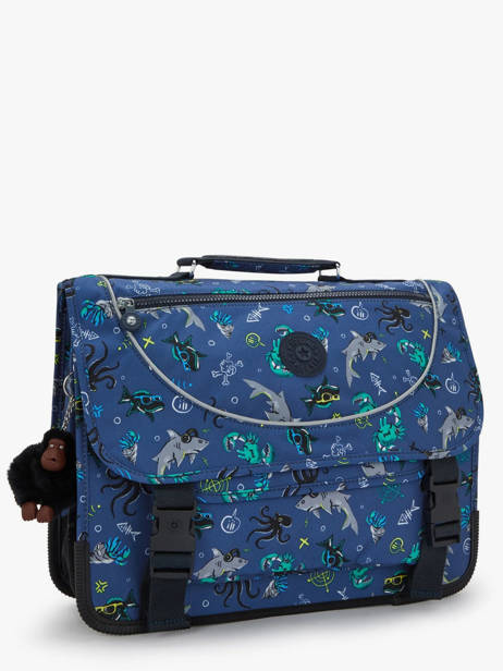 2-compartment Satchel Kipling Blue back to school / pbg PBGI6543 other view 2