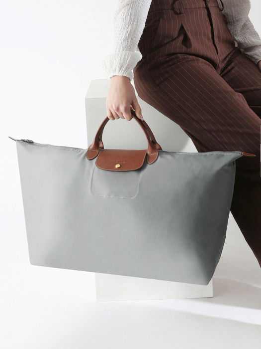 Longchamp Le pliage original Travel bag Gray