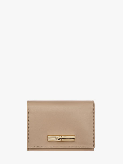 Longchamp Le roseau sleek Wallet Brown