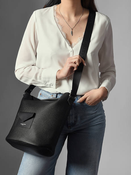 Sac Bandoulière Maya Double Kba Lancaster Noir maya double kba 107 vue secondaire 1