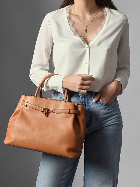 Large Leather Blake Satchel Lauren ralph lauren Brown blake 31P03417 other view 1