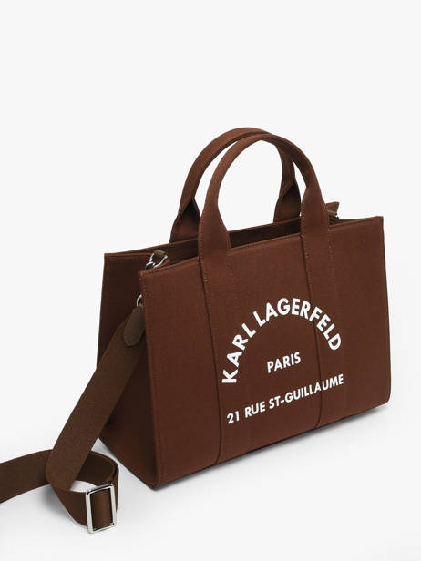 Small Tote Bag Rsg Cotton Karl lagerfeld Brown rsg A1W50010 other view 2