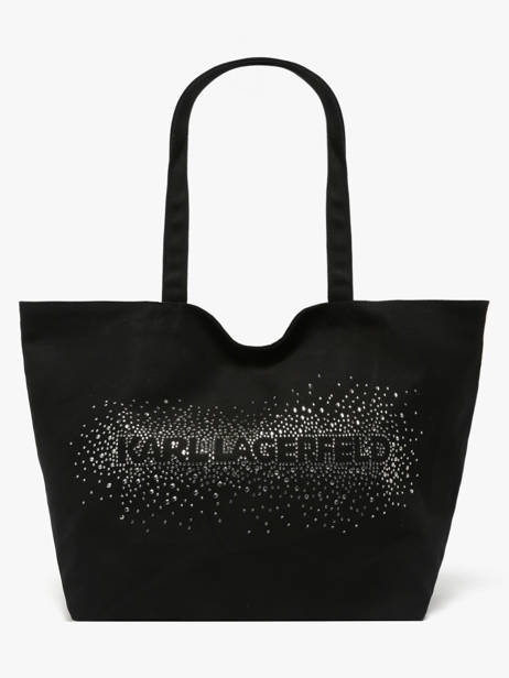 Tote Bag K/essential Rhinestone Logo Karl lagerfeld Black k essential B1W50087