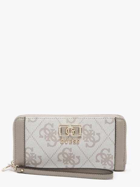 Portefeuille Karnilla Logo Guess Beige karnilla logo OS901146