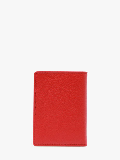 Card Holder Confort Leather Hexagona Red confort 461007 other view 2
