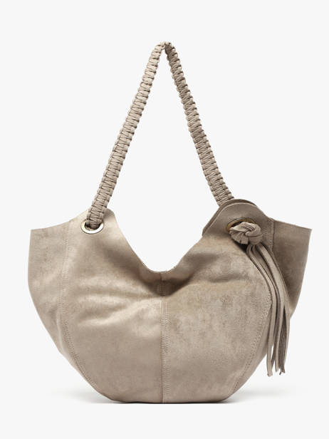 Sac Porté épaule Maranta Velours Woomen Beige maranta WMAT11 vue secondaire 4