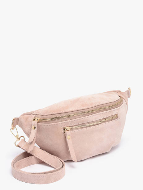 Belt Bag Leather Milano Pink velvet VE24119O other view 2