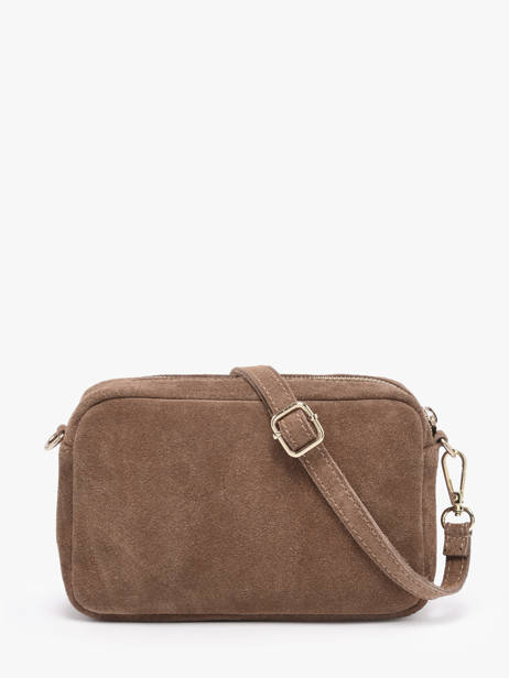 Sac Bandoulière Velvet Cuir Milano Beige velvet VE25115 vue secondaire 4