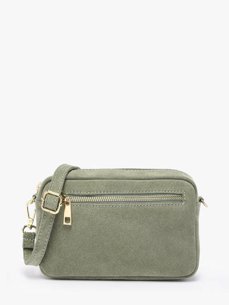 Sac Bandoulière Velvet Cuir Milano Vert velvet VE25115