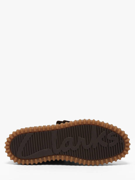 Platform Derby Shoes In Leather Clarks Brown women 26186667 other view 4