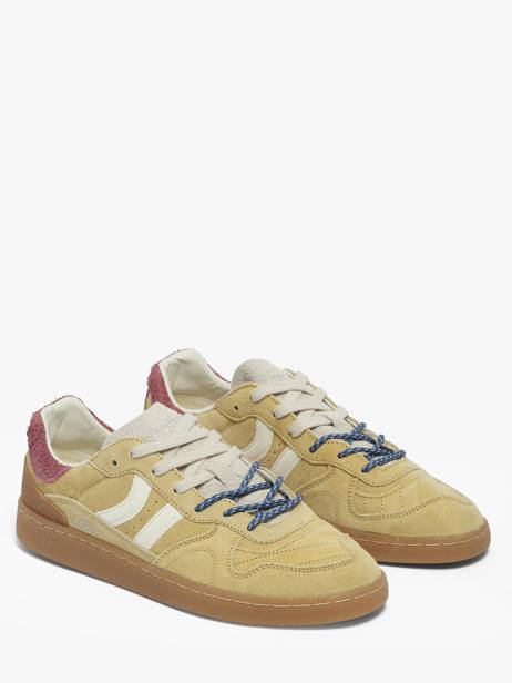 Sneakers In Leather Coolway Yellow men 8693817 other view 1