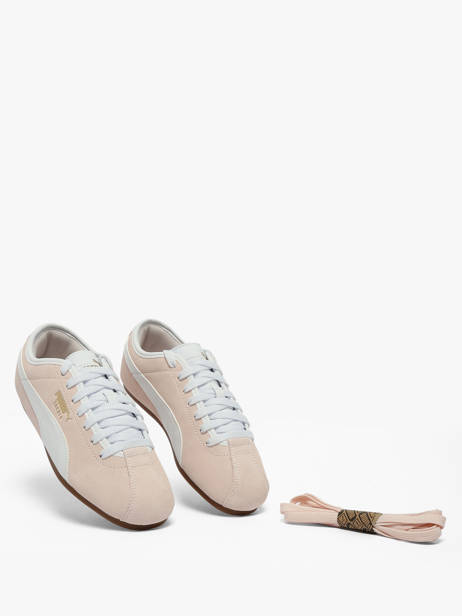 Sneakers In Leather Puma Pink women 40445601 other view 2