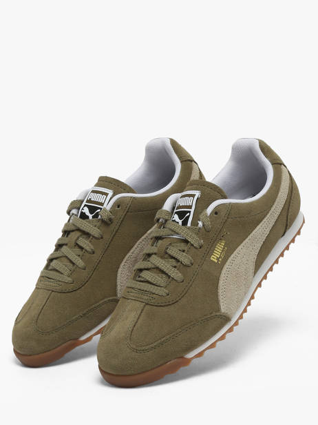 Sneakers In Leather Puma Green women 40236208 other view 1
