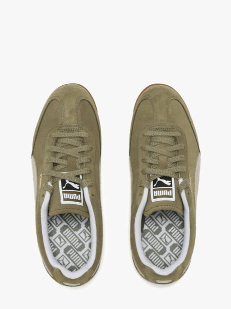 Sneakers In Leather Puma Green women 40236208 other view 3