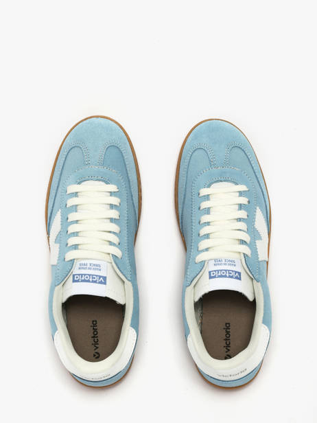 Sneakers In Leather Victoria Blue women 1126212 other view 3