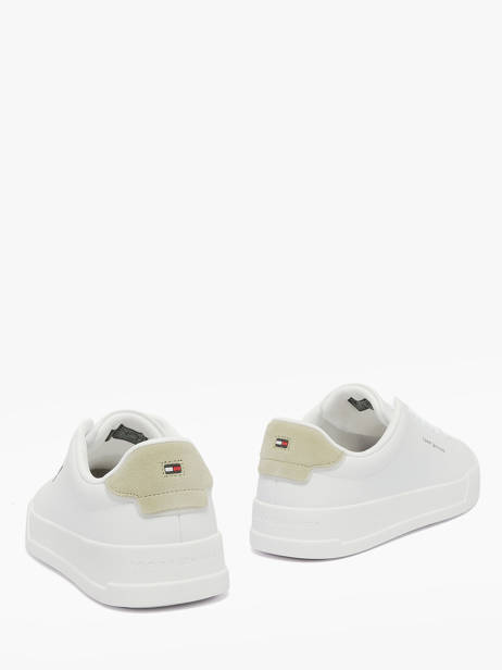Sneakers In Leather Tommy hilfiger White men 536702X other view 2