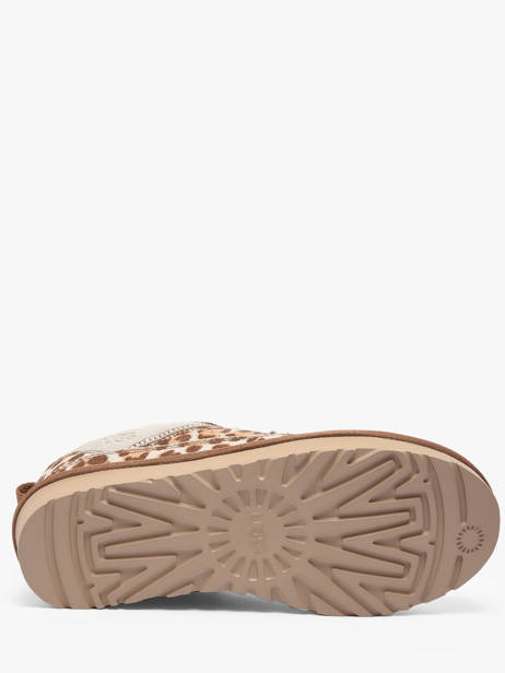 Sneakers Lo Lowmel Plains In Leather Ugg Brown women 1181071 other view 4