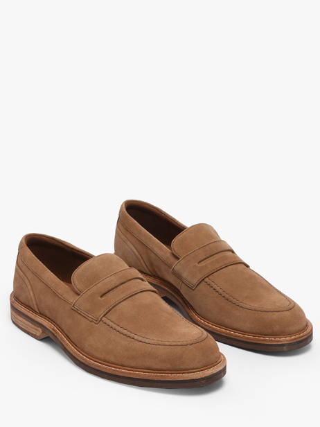 Mocassins En Cuir Clarks Marron men 26186450 vue secondaire 1