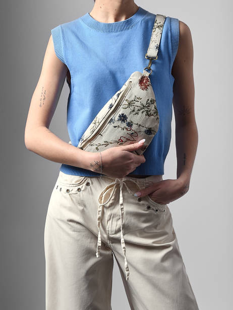 Satchel Woomen Beige alocasia WALO04 other view 1