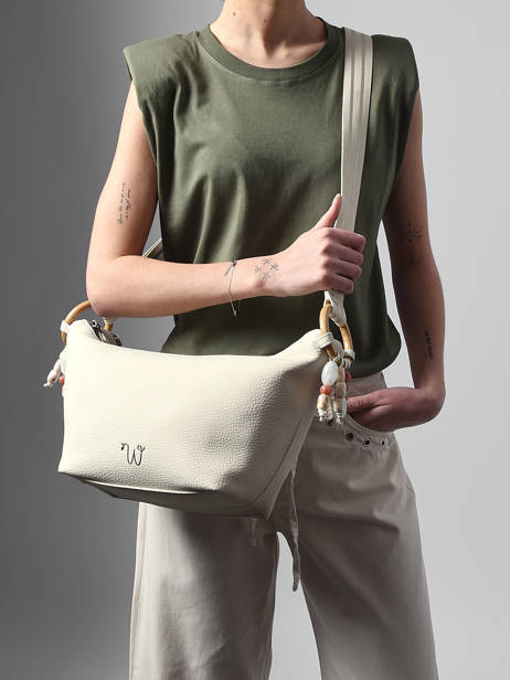 Shoulder Bag Camomille Pearl Woomen Beige camomille pearl WCAE03 other view 1