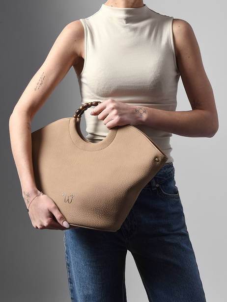 Satchel Neflier Pearl Woomen Beige neflier pearl WNEP01 other view 1