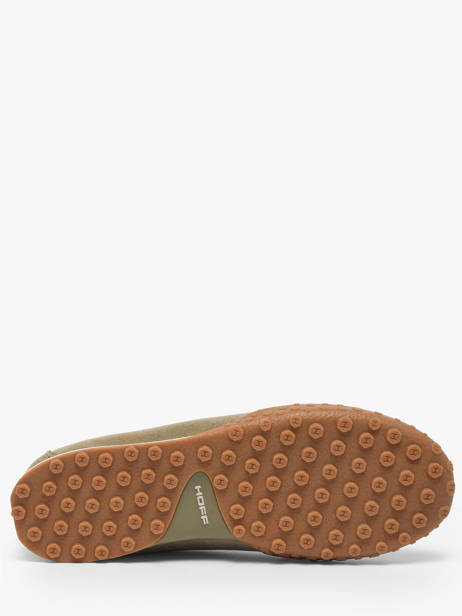 Sneakers In Leather Hoff Green women 22561025 other view 4