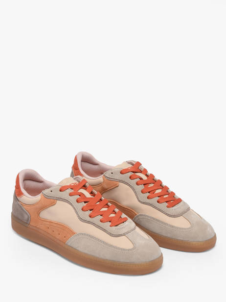 Sneakers In Leather Hoff Orange men 12619407 other view 1