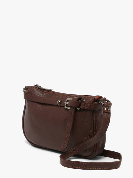 Shoulder Bag Caviar Leather Milano Brown caviar G1421N other view 2