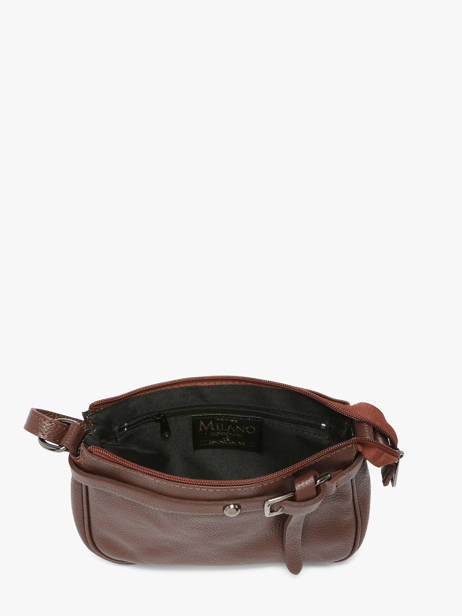 Shoulder Bag Caviar Leather Milano Brown caviar G1421N other view 3