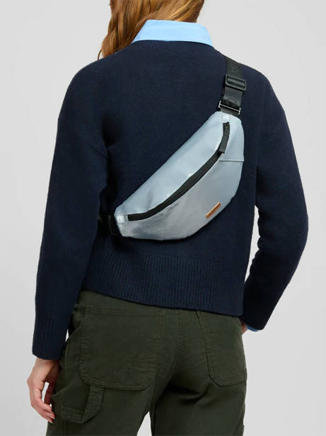 Medium Reversible Belt Bag Cabaia Silver belt bag BELTBAGM other view 1