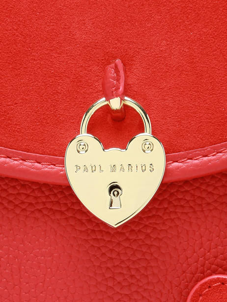 Leather Melle George Fushion Crossbody Bag Paul marius Red fusion GEORGFUS other view 3