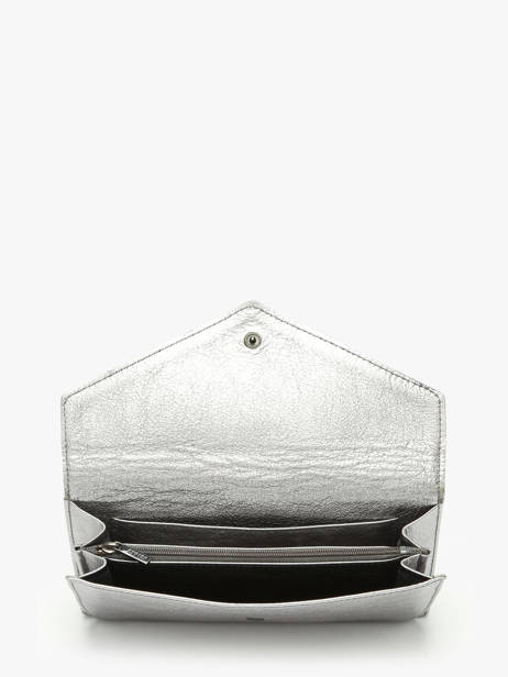 Continental Wallet Etincelle Irisee Leather Etrier Silver etincelle irisee EETI904 other view 2