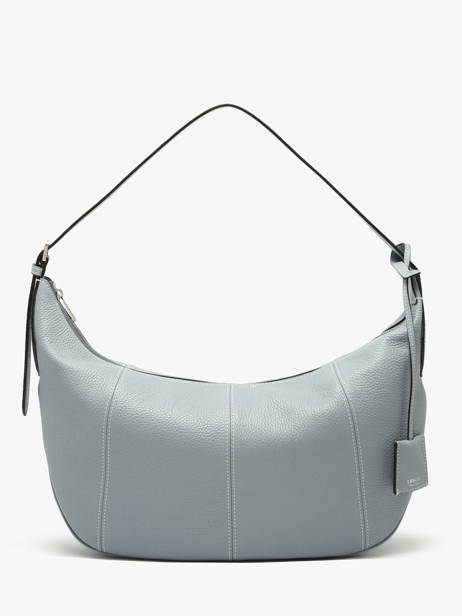 Large Leather Victoire Hobo Bag Lancel Blue victoire A13994