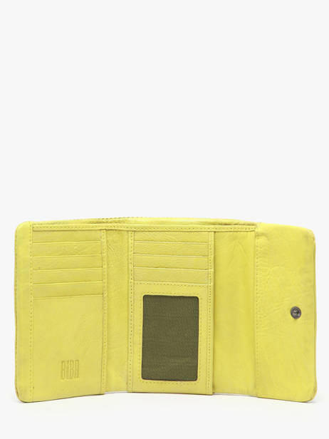 Wallet Leather Biba Yellow wallet TOT2L other view 1