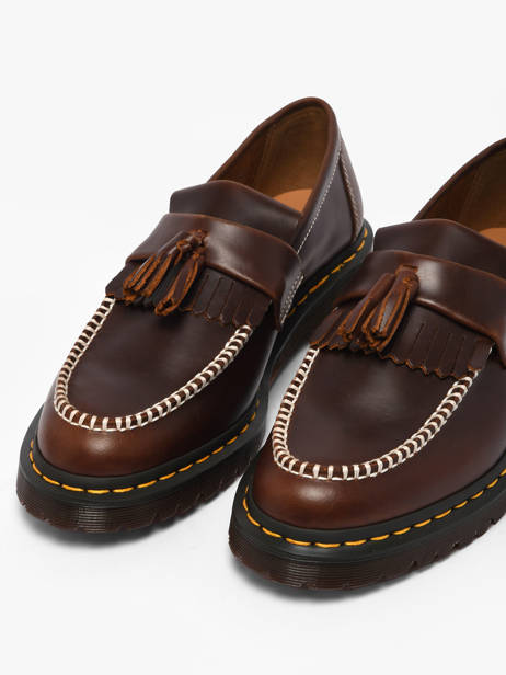Moccasins Adrian In Leather Dr martens Brown men 42849200 other view 2