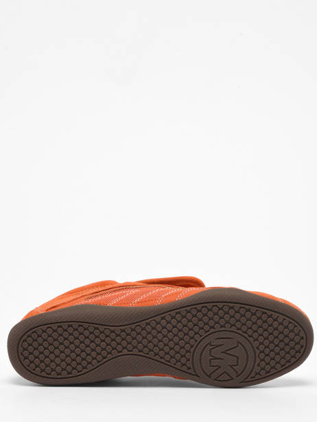 Sneakers In Leather Michael kors Orange women YFS1S835 other view 4